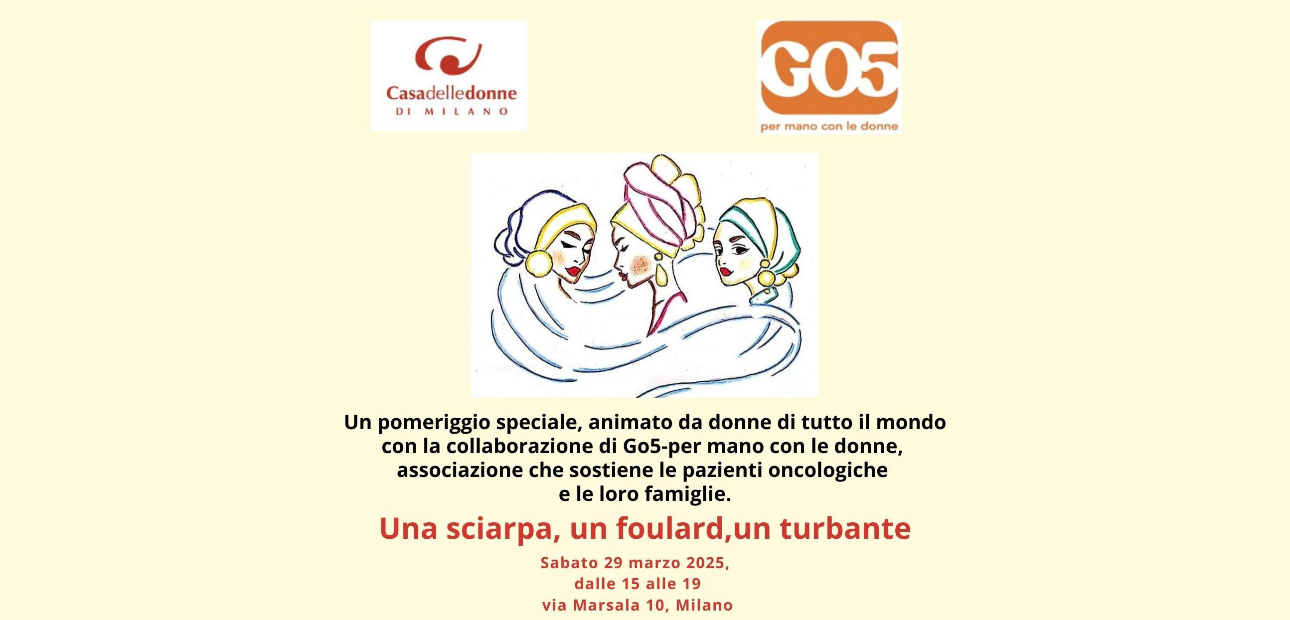Una sfilata con in testa i colori della vita per sfidare il cancro - Go5 alla Casa delle Donne il 29 marzo 2025